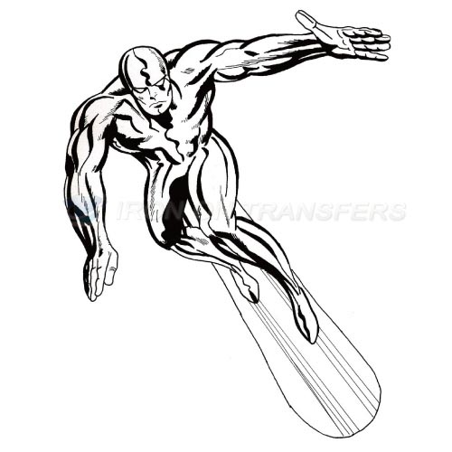 Silver Surfer Iron-on Stickers (Heat Transfers)NO.497